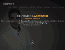 Tablet Screenshot of agostudio.es